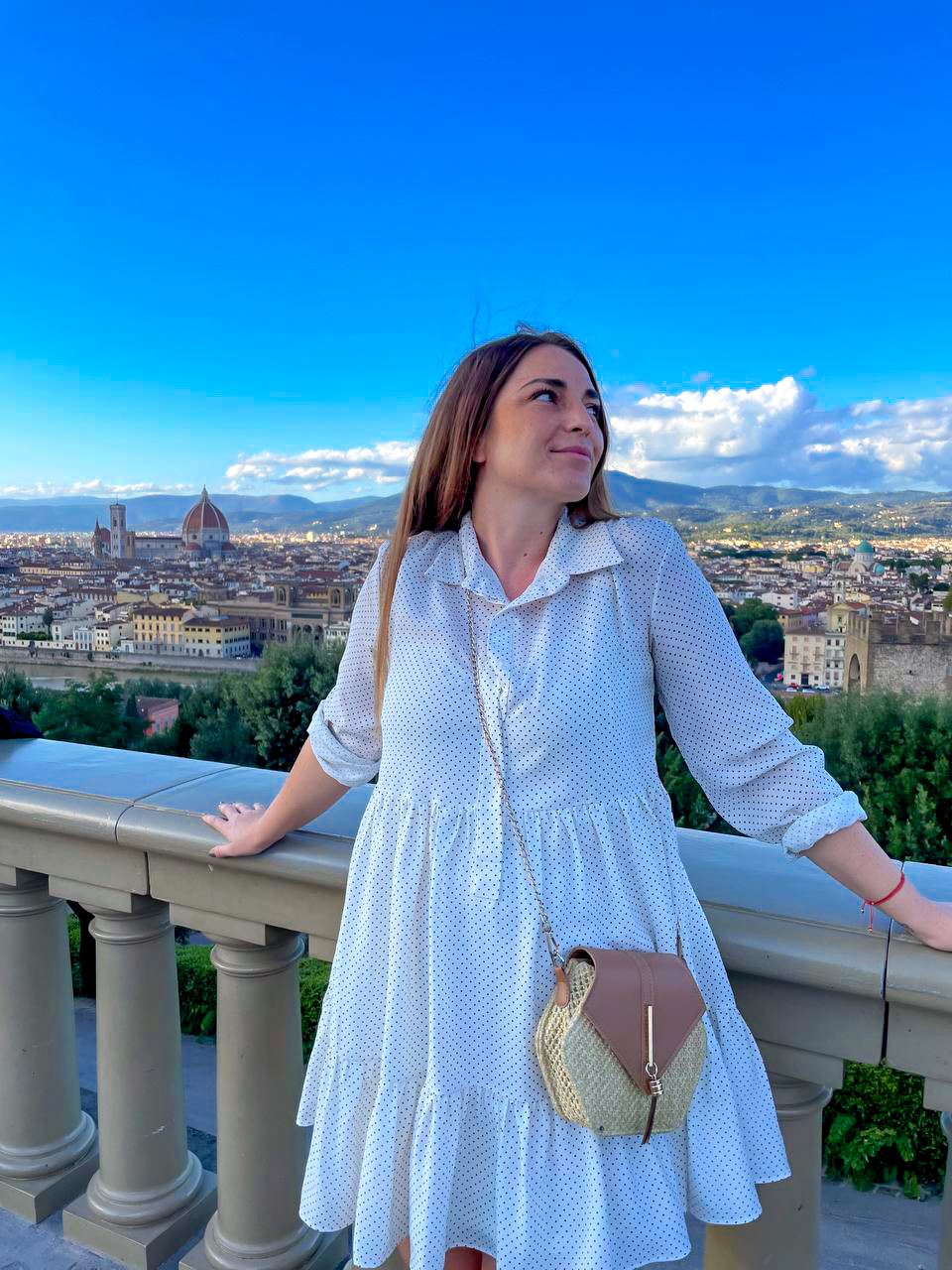 Панорамна гледка към Флоренция от Площад Микеланджело (Piazzale Michelangelo)