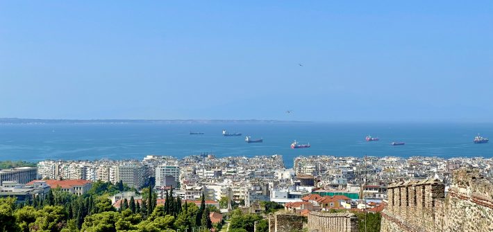 панорамна гледка Солун